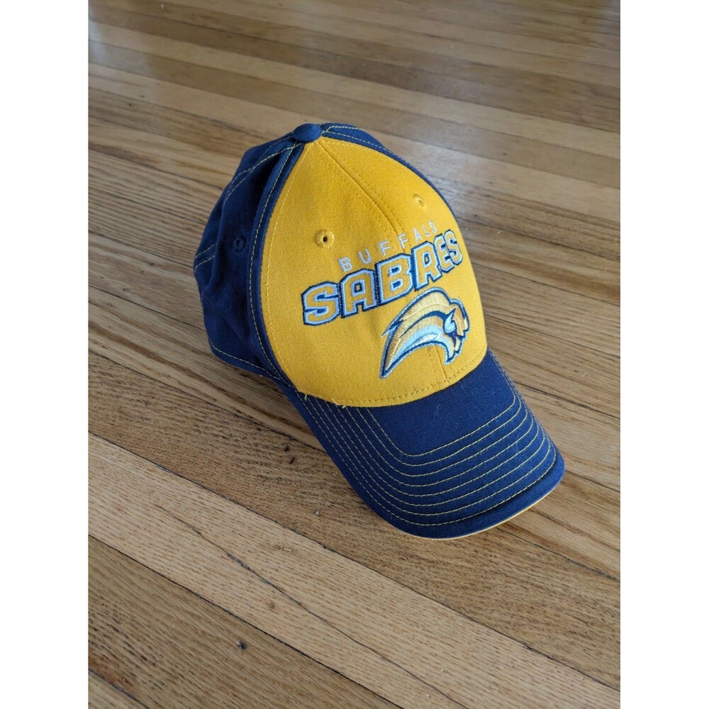 Vintage Buffalo Sabres "slug" hat  NHL Reebok One Size Fits All cap, y2k